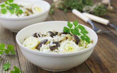 Risotto z porami i grzybami - sprawdzony przepis
